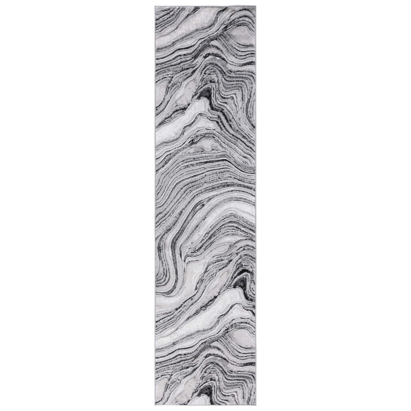 Meadow 500 Performance Abstract Rug, Runner 2' x 8'