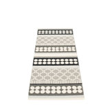 Asta Geometric Area Rug in Warm Gray/White/Black