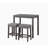 Doherty 2 - Person Solid Wood Top Four Leg Dining Set-712876162