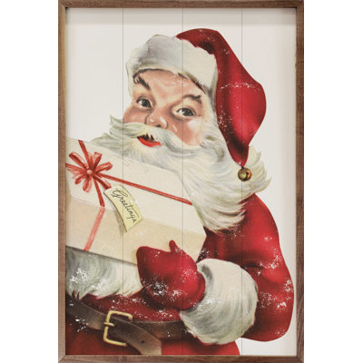 Père Noël avec livraison - blanc