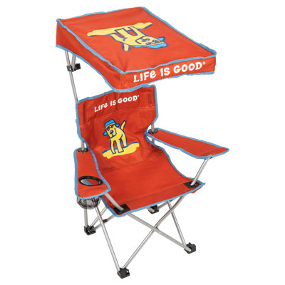 Fauteuil de camp pliant avec abat-jour UV Life Is Good