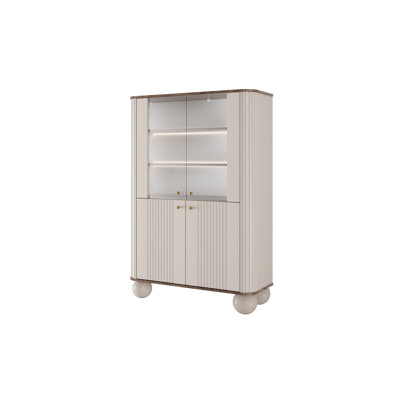Glass 103 cm W Display Cabinet