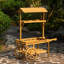 Chariot de table roulante en bois à 3 niveaux avec 2 roues pour la décoration intérieure