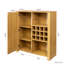 Armoire en rotin 39,37 po avec 2 tablettes réglables