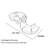 Grey orange curved module creative sofa
