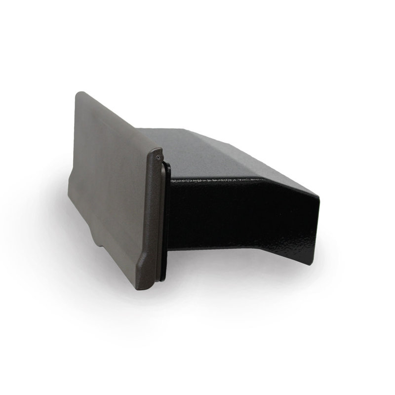 Chute de courrier en paroi murale Liberty, Bronze
