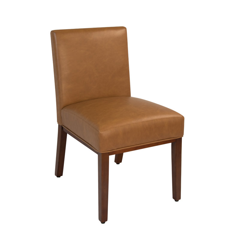 Chaise de salle à manger Corrigan Studio® Kolbe - similicuir caramel (paquet de 1)
