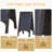 19.7X15.7X25.2" Blackboard Stand