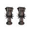 Bronze Medium Deer Antler Urn Set