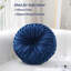 Coussin décoratif ultra doux en velours rond pour canapé (15 pouces)-99170726