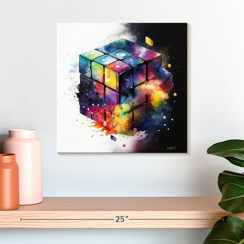Senne Rubik, 16" H x 16" W