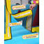 Jeu gonflable avec glissade surélevée