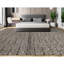 Tapis marocain brun / ivoire en laine noué à la main Moroccan