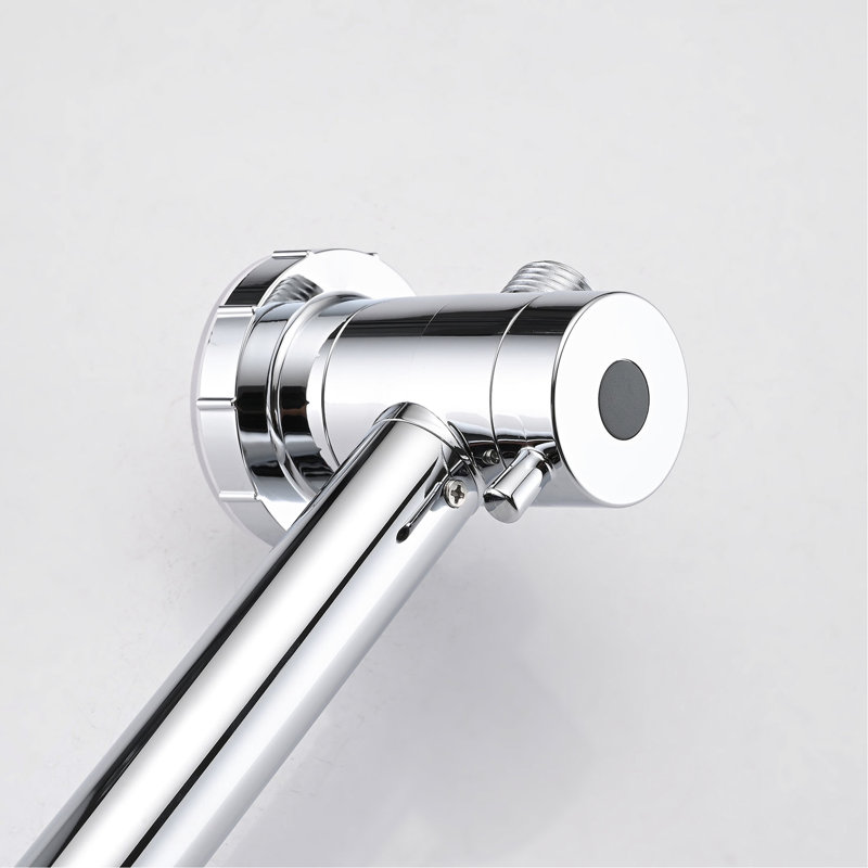 Douche en métal avec pomme de pluie de 10 po et fixation murale, 3 fonctions de jet, angle réglable, finition anticorrosion, fixation confortable, métal, modes, à