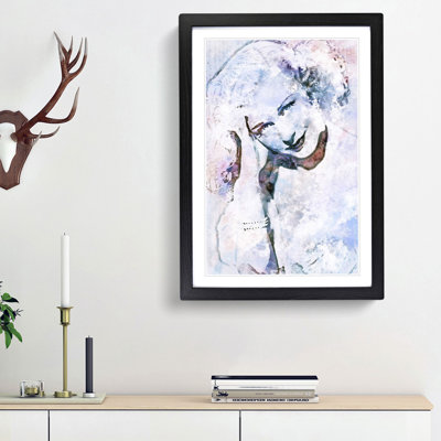 Ginger Rogers in Abstract - Framed Print