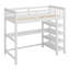 Lit mezzanine en bois massif avec bureau et 4 rangements et bureau sous le lit-975540401