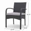 Fauteuil club d'extérieur en rotin d'osier-199886674