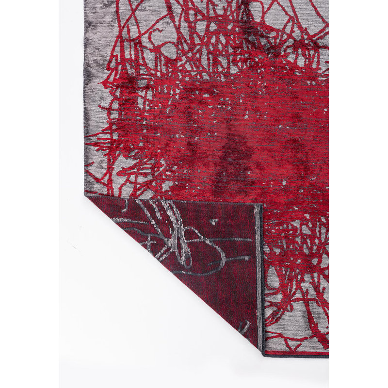 Rapture Abstract Area Rug, Rectangle 6'7" x 8'3"