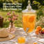 Distributeur de boissons en verre cristal