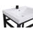 Giacomo 24'' Single Bathroom Vanity with Resin Top-609185407