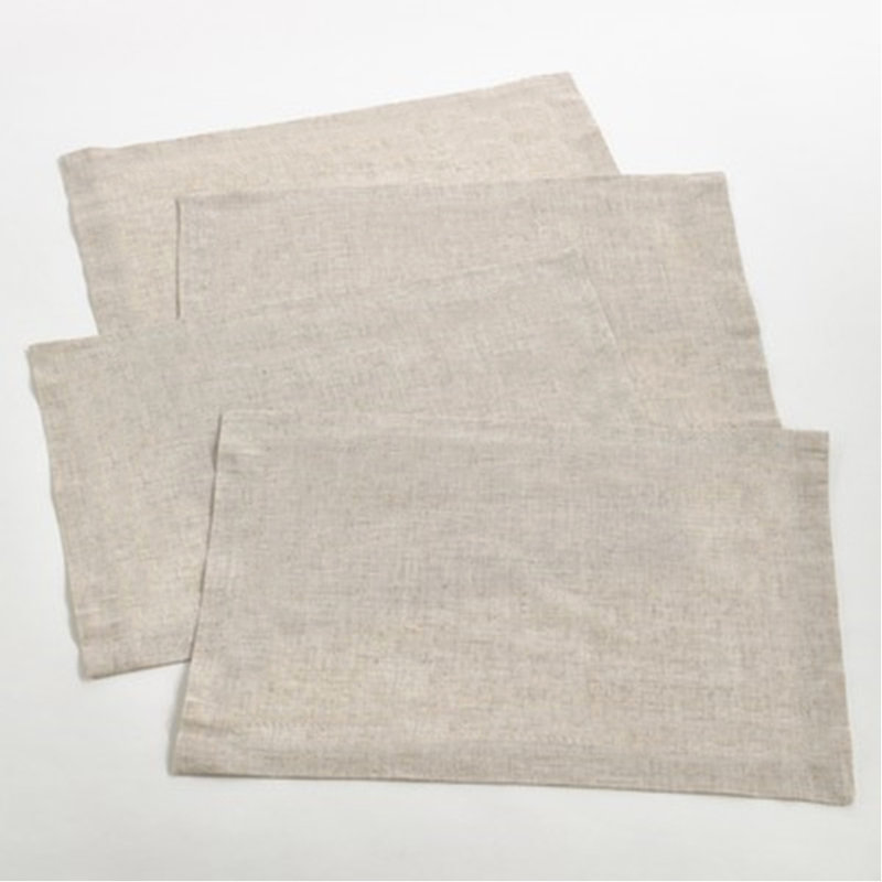 Ensemble de 4 napperons en mélange de coton Everyday Design l 14 po x L 19 po, Naturel