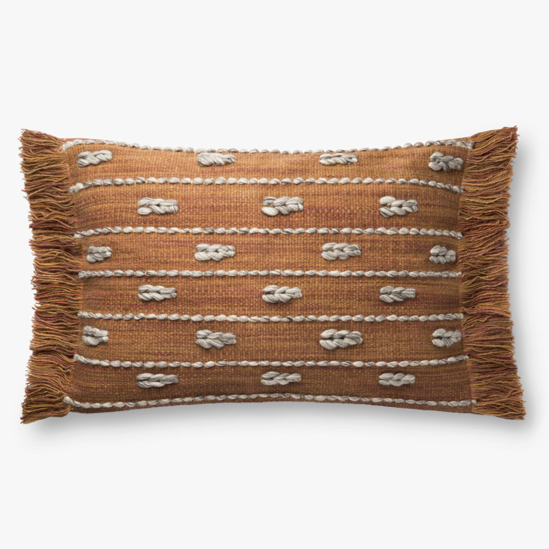 Oreiller rectangulaire en argile P4098, Argile, Polyester / Bourre en polyester