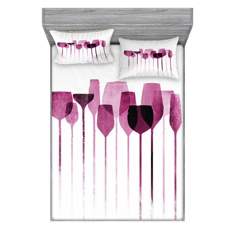 Microfiber Sheet Set, Full Sheet Set with Fitted Sheet