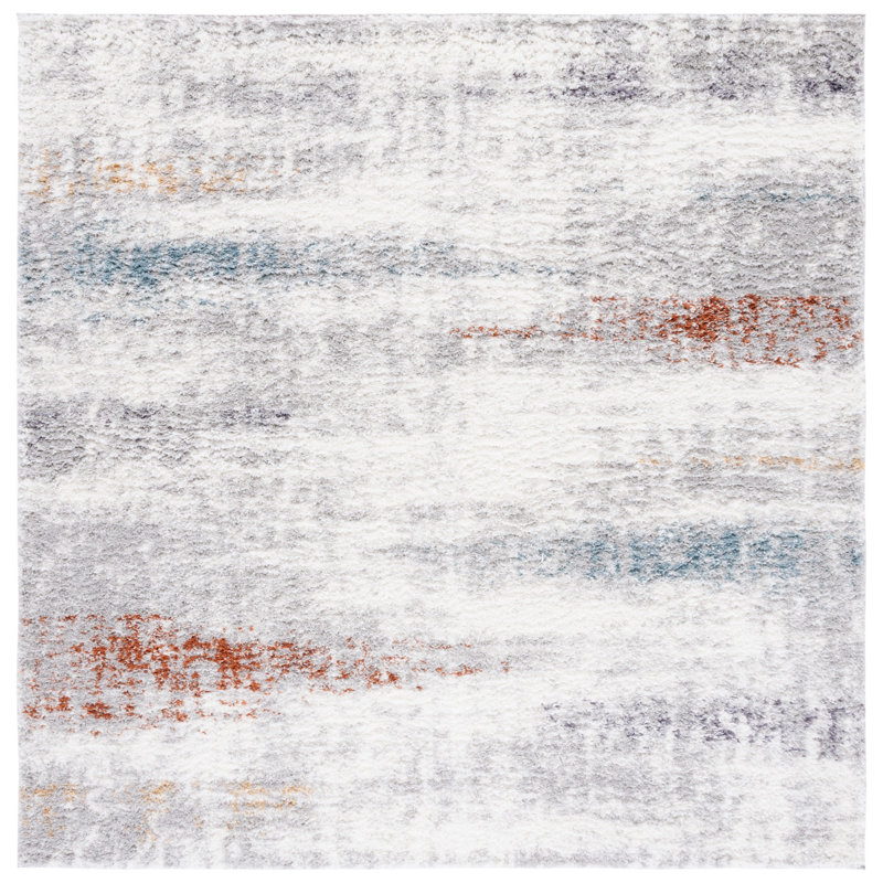 Joub Performance Abstract Rug, Square 7'