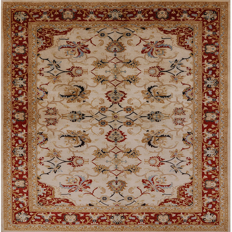Righer Oriental Indoor Rug, Square 4'