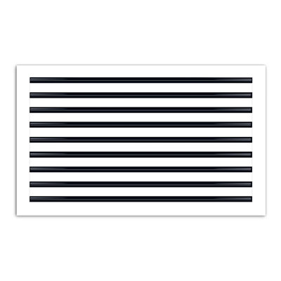 BUILDMART - 30x18 Modern AC Vent Cover - Standard Linear Slot Diffuser - Register Grille / Size: 2" H x 18" W x 30" L