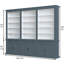 Bodee 240cm H x 300cm W Library Bookcase-1005911248