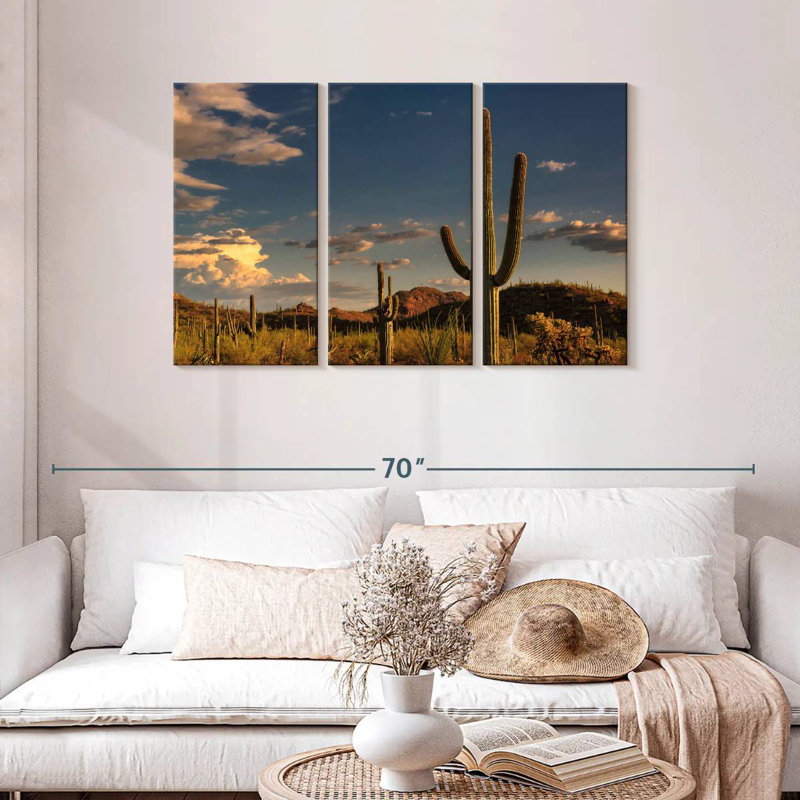 Harnek Tucson Desert Cactus, 28" H x 45" W