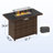 Kisner 7 - Person Outdoor Wicker Patio Sofa Seating Group With Fire Pit And Side Table-103896432