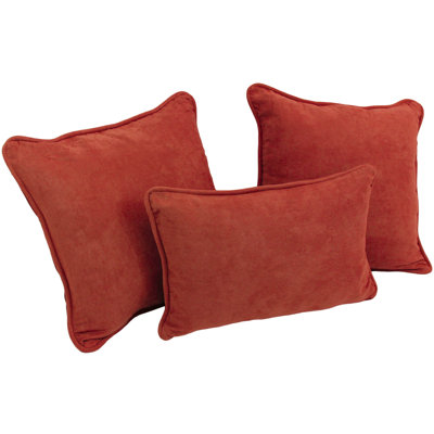 Ariatna Microsuede Reversible Throw Pillow