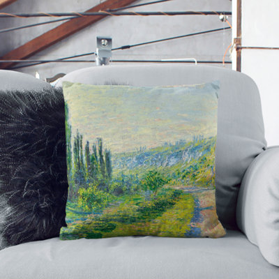 Lane In The Country Square Throw Cushion