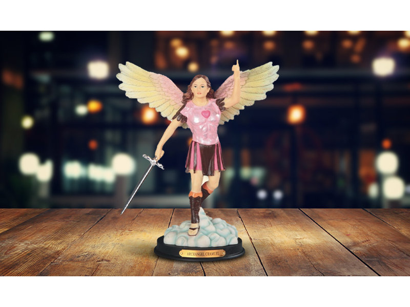 Figurine sacrée de Jazmere 10 "Archangel Chamuel