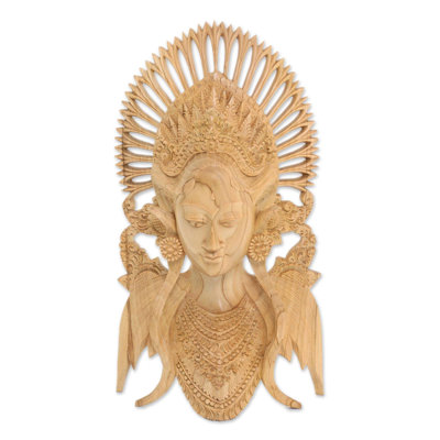 Novica Janger Dancer Wood Mask