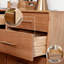 Cabinet d'entrée de chambre à coucher en bois massif