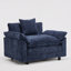Chaise d'appoint 44,5 po avec repose-pieds, salon et chambre à coucher-1984621686