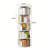 5 Tier Rotating Bookshelf, 360° Display Round Spinning Bookshelf, Space-Saving, Small Space Rotating Bookshelf Tower for Bedroom, Living Room, Home, Office, Walnut-501797133