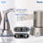 2 Handles Bathroom Sink Faucet, Brushed Nickel Centerset RV Bathroom Faucets For 3 Hole-117992838