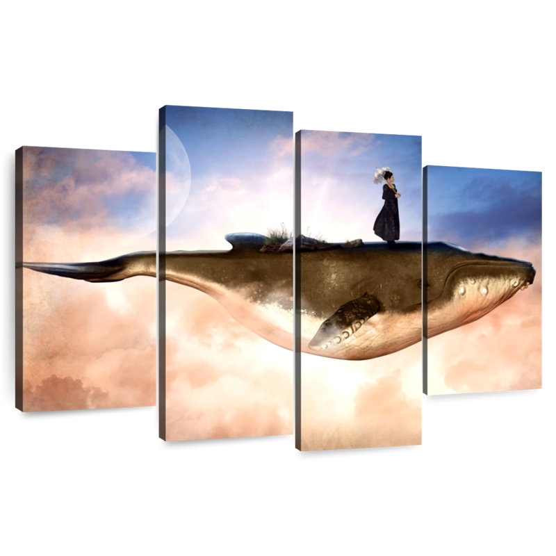 Kelan Humpback Whale Daydream, 42" H x 68" W