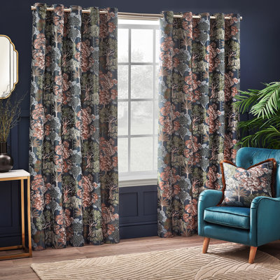 Woodlands Floral Square Cushion Cover