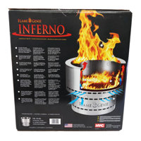 Flame Genie Inferno Steel Wood Pellets Fire Pit - Wayfair Canada