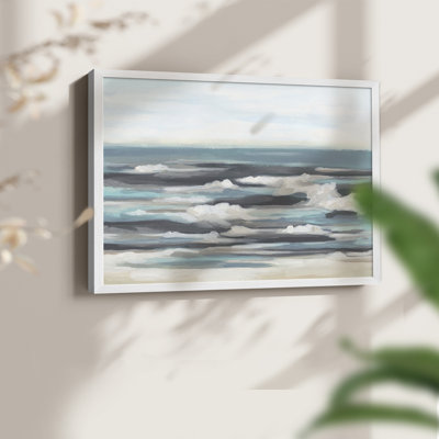 Gentle Surf II -Framed Print - Restickable