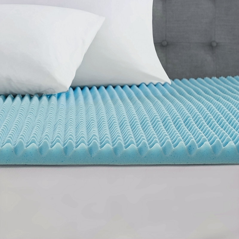 Surmatelas réversible hypoallergénique toutes saisons 1,5 po, Lit double