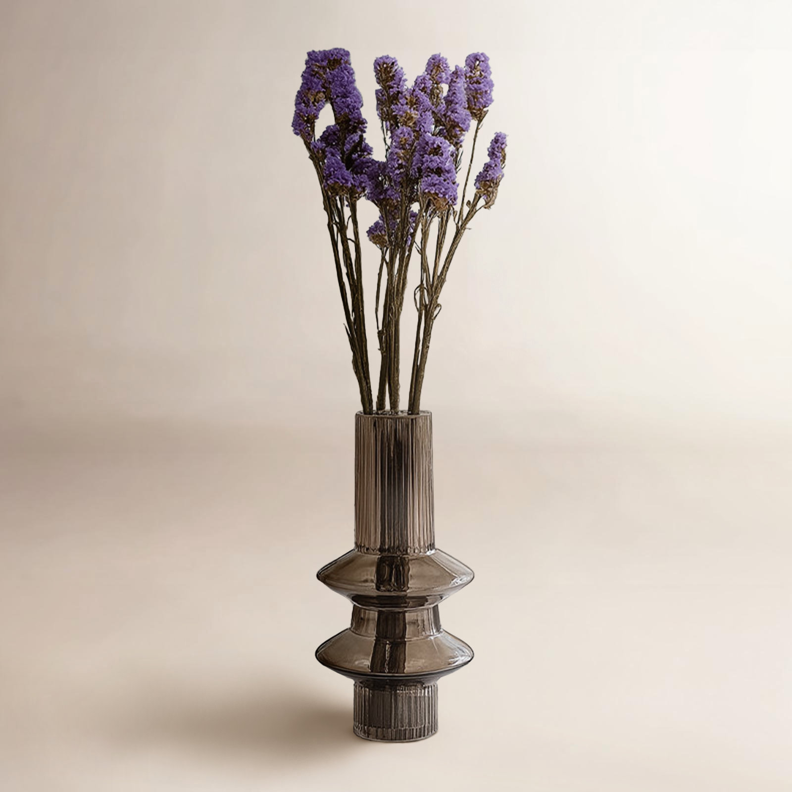 Bundle of 4 Dried Preserved Myosotis Forget-Me-Nots Bouquets 21", Purple