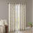 Fretwork Print Grommet Top Window Curtain Panel(Only 1 Pc Panel)-1303234409