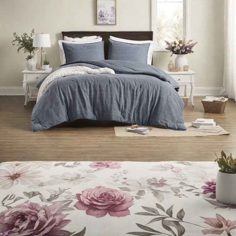 Ensembles de literie en coton confortable, double / grand, élégance moderne pour la maison
