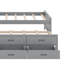 Lit plateforme Nyliah avec tête de rangement, USB, lit gigogne et 3 tiroirs-5931532-5931535